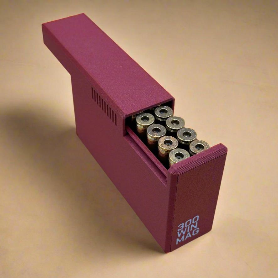 300 Winchester Magnum Ammunition Storage Container - Slide Box Style - 20 rounds