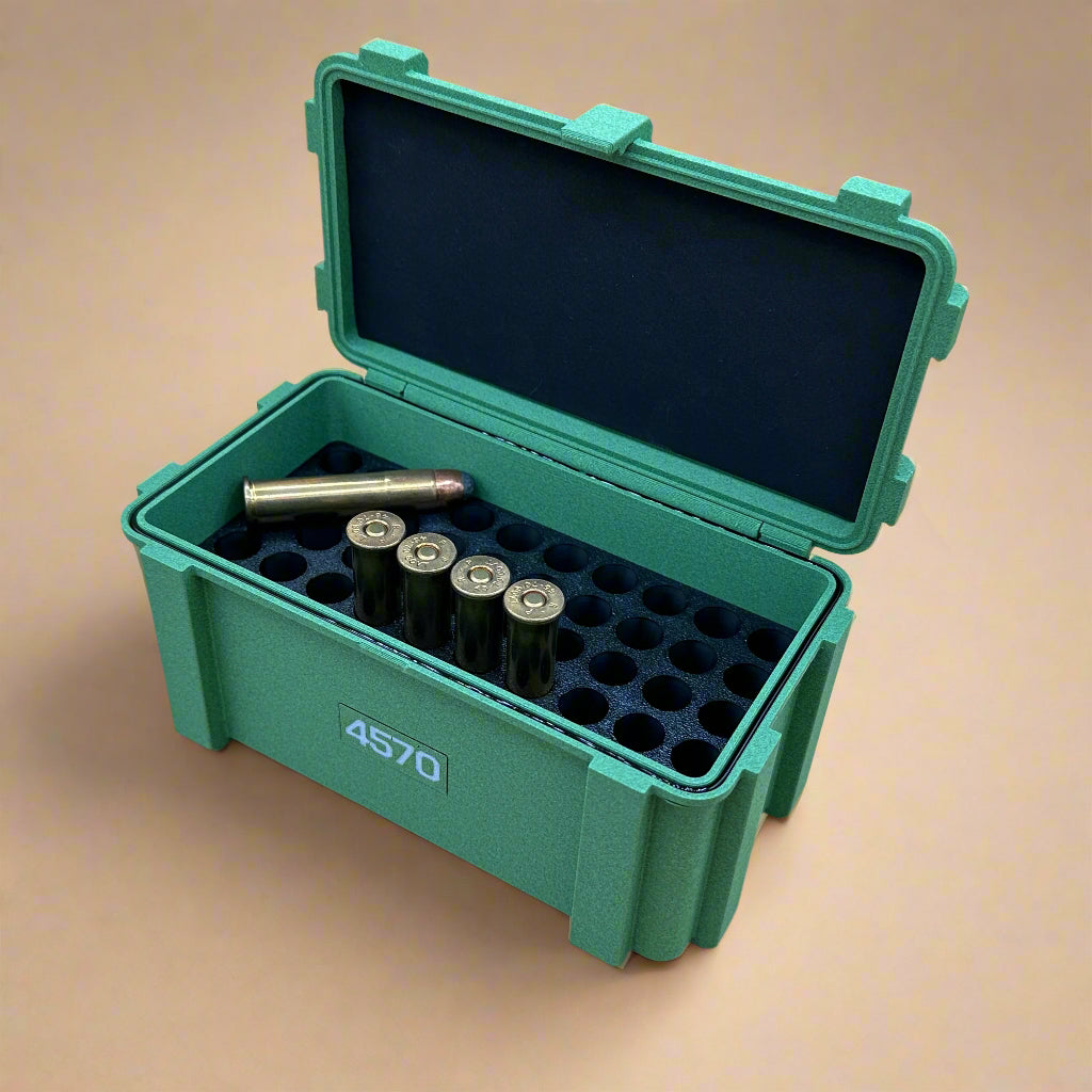 45-70 Govt Ammunition Storage Container - Crate Box Style - 50 rounds