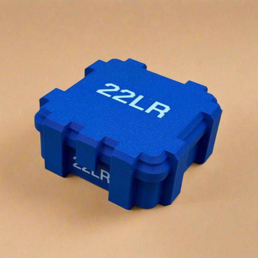 22 LR Ammunition Storage Container - Crate Box Style - 25 rounds