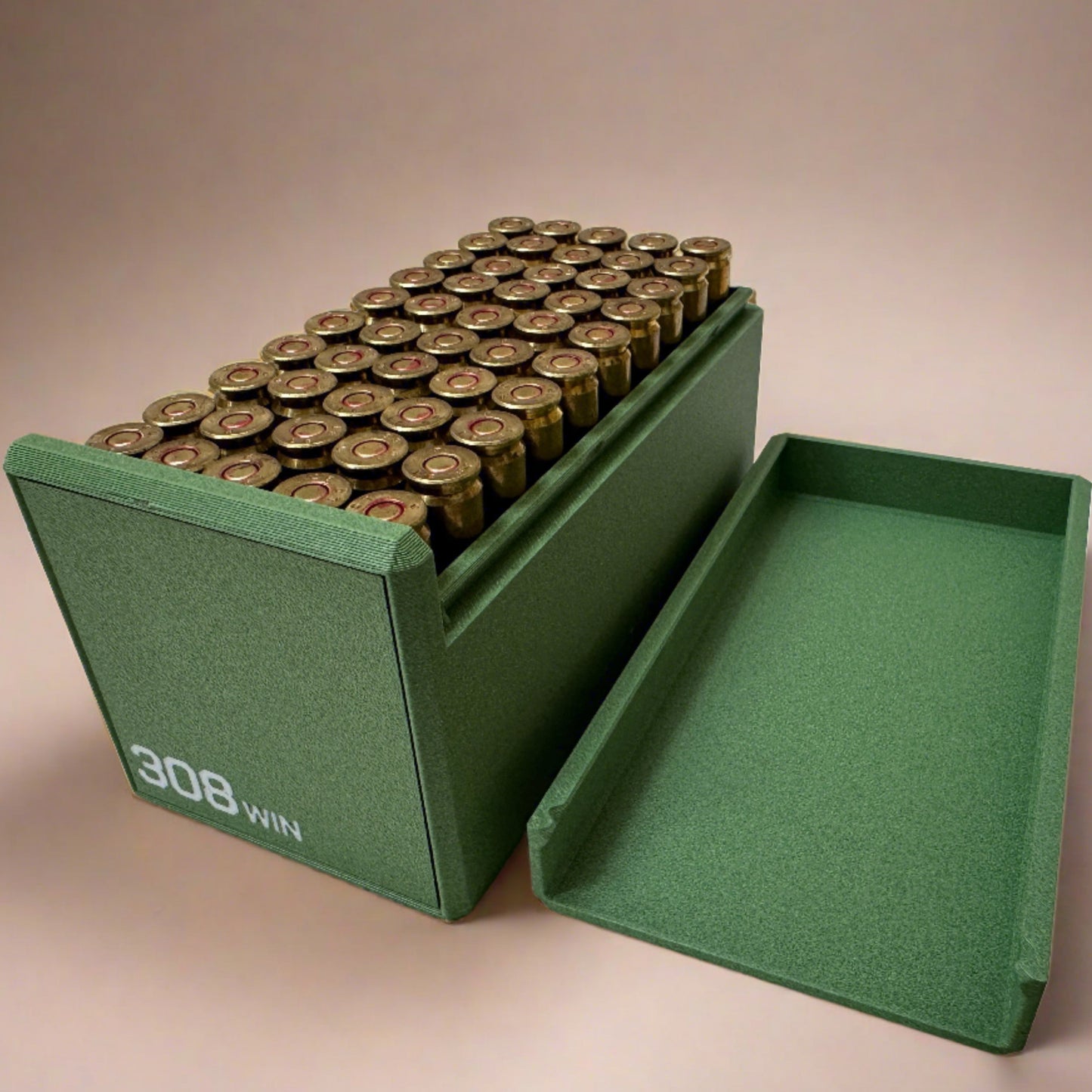 308 Winchester Ammunition Storage Container - Slide Box Style - 50 rounds