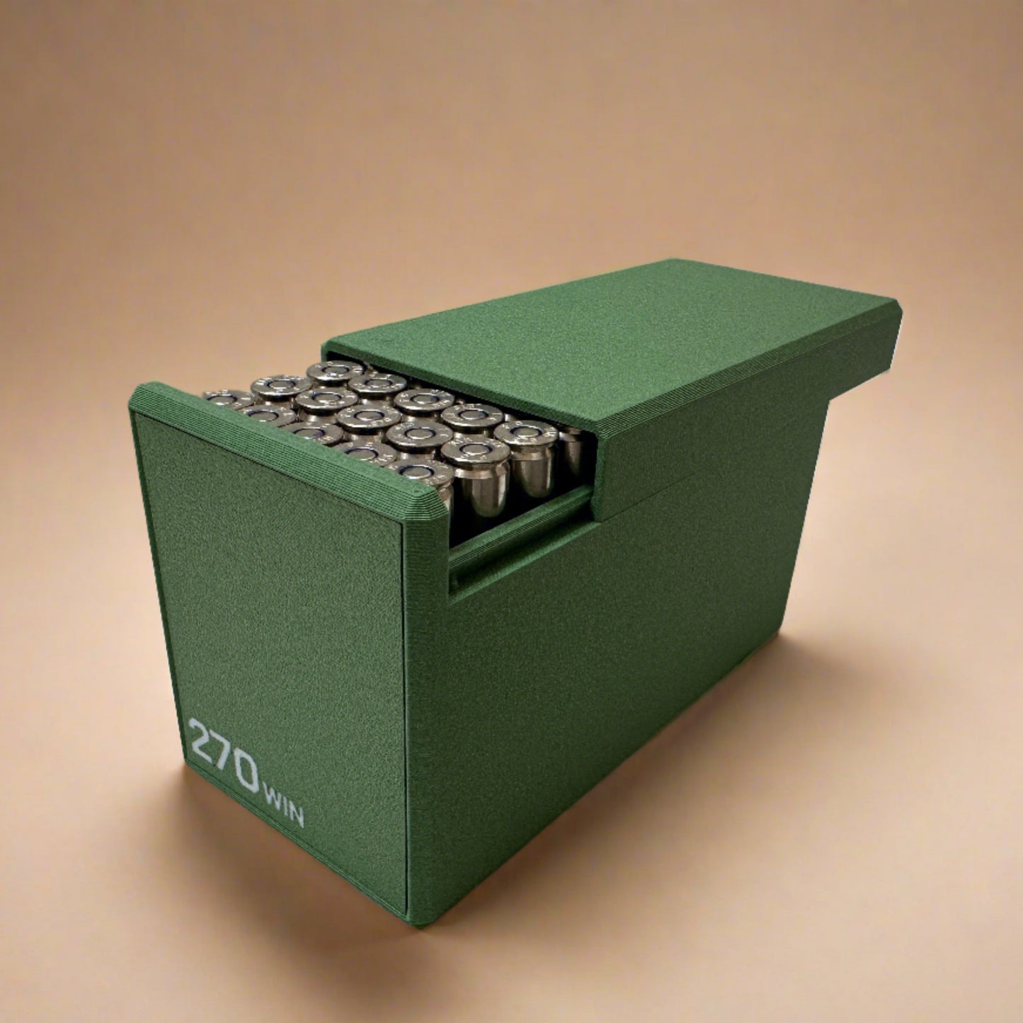 270 Ammunition Storage Container - Slide Box Style - 50 rounds