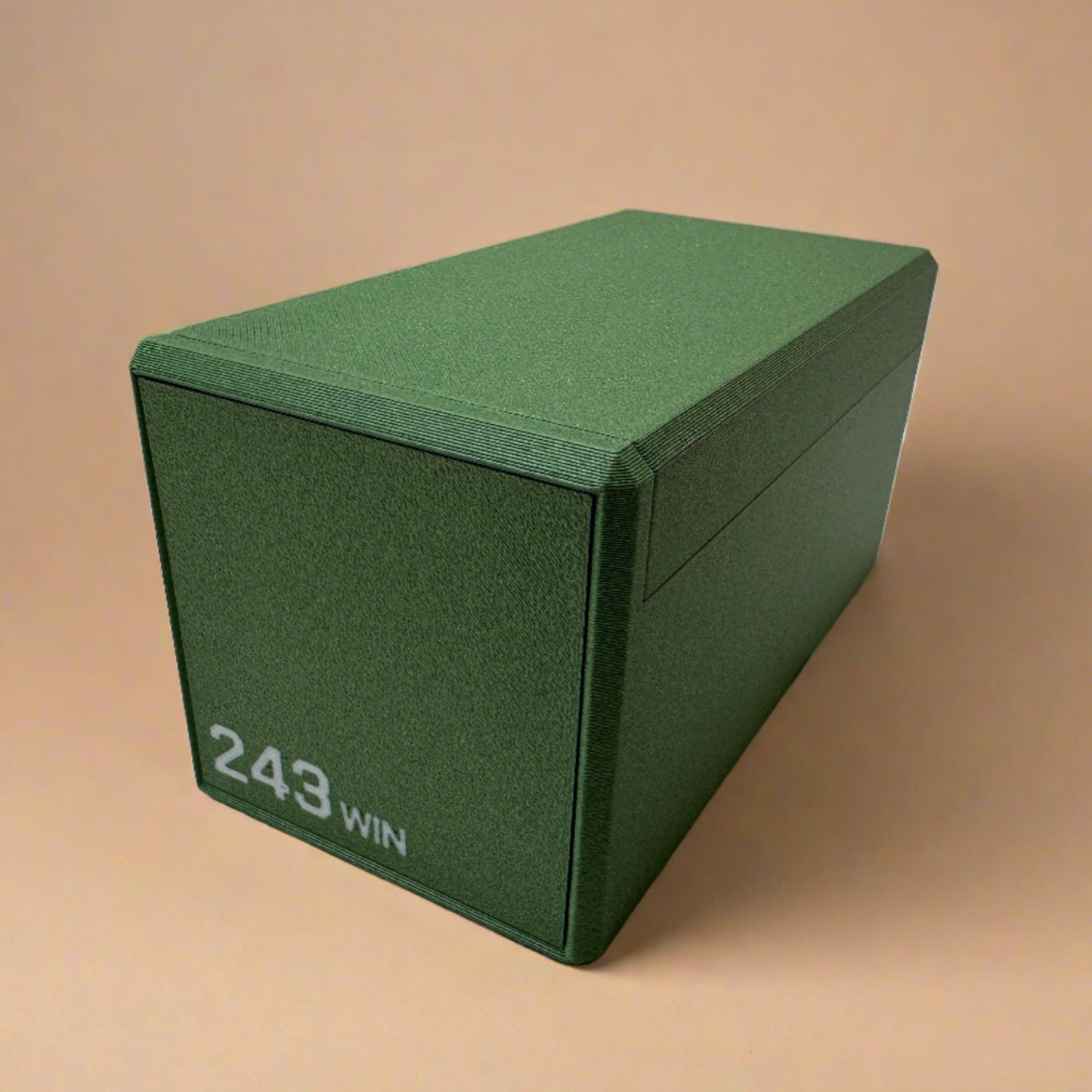 243 Win Ammunition Storage Container - Slide Box Style - 50 rounds