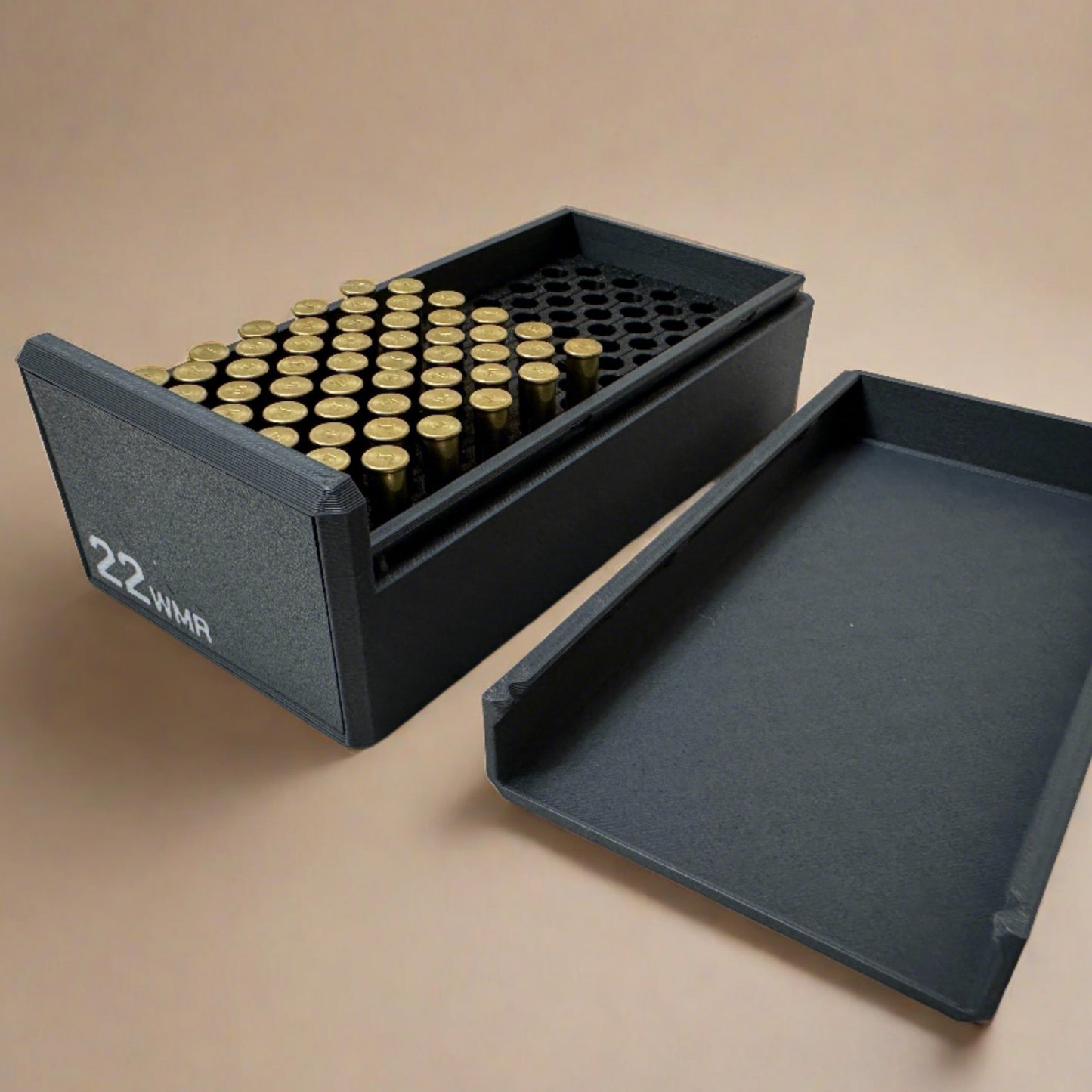 22 WMR Ammunition Storage Container - Slide Box Style - 100 rounds