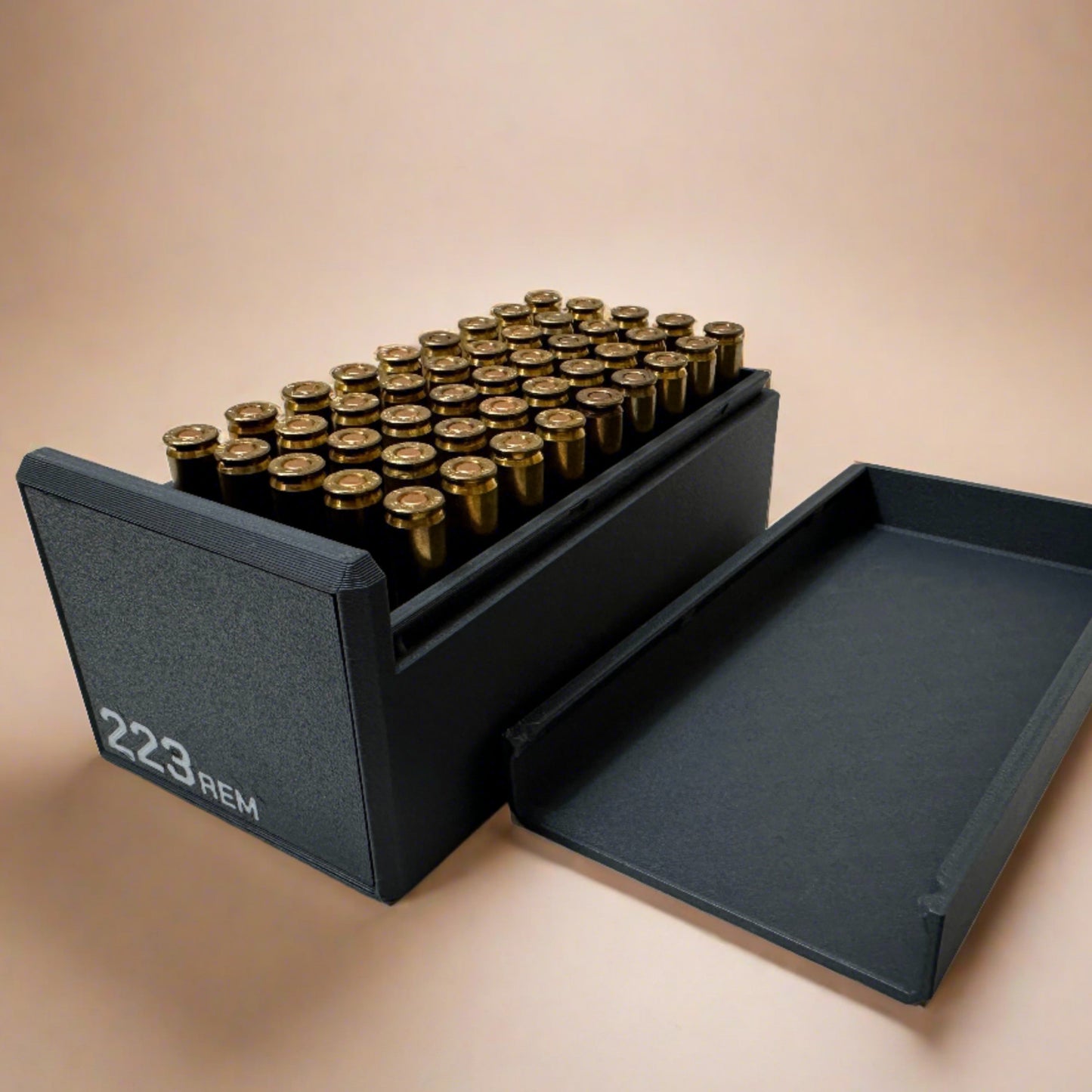 223 Rem Ammunition Storage Container - Slide Box Style - 50 rounds