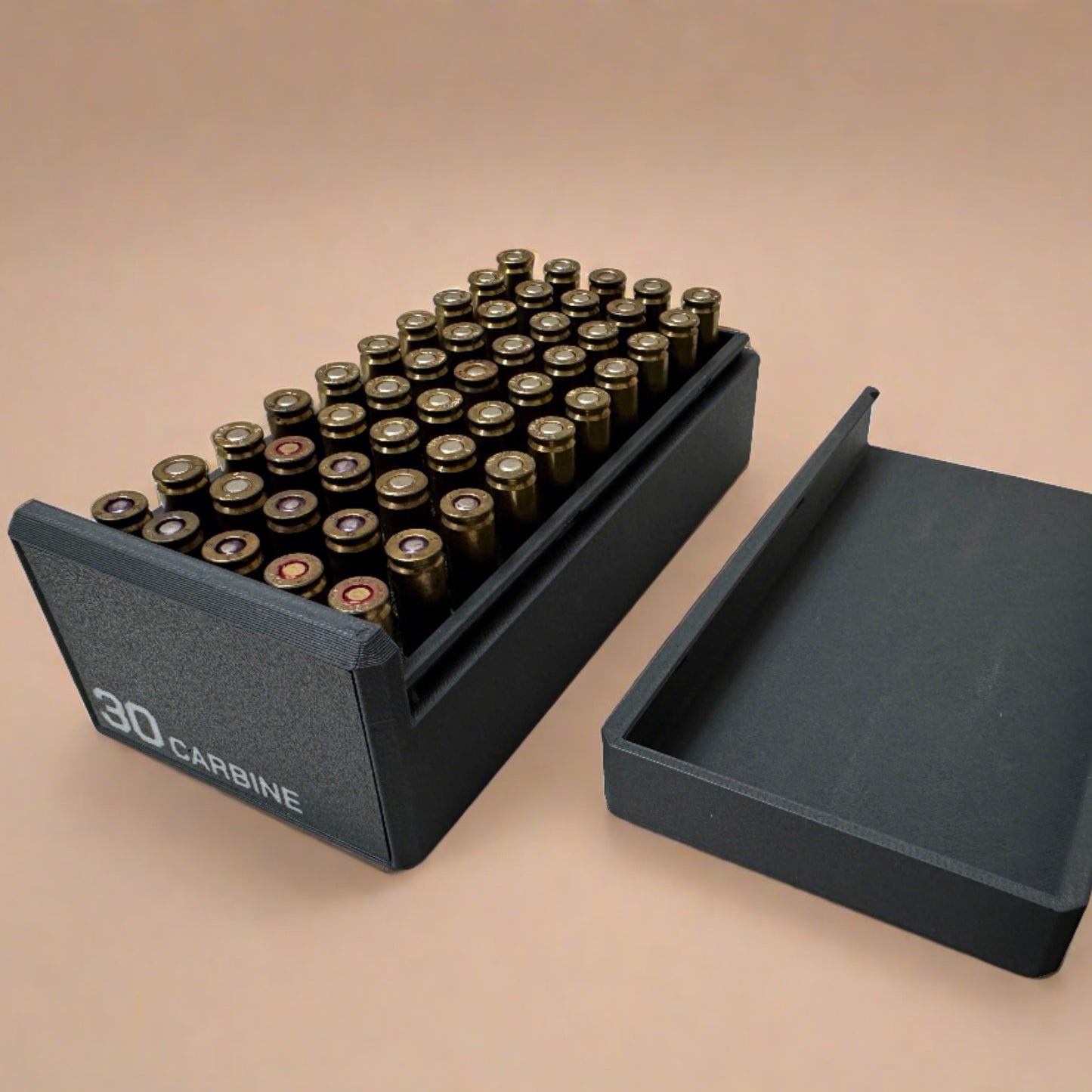 30 Carbine Ammunition Storage Container - Slide Box Style - 50 rounds