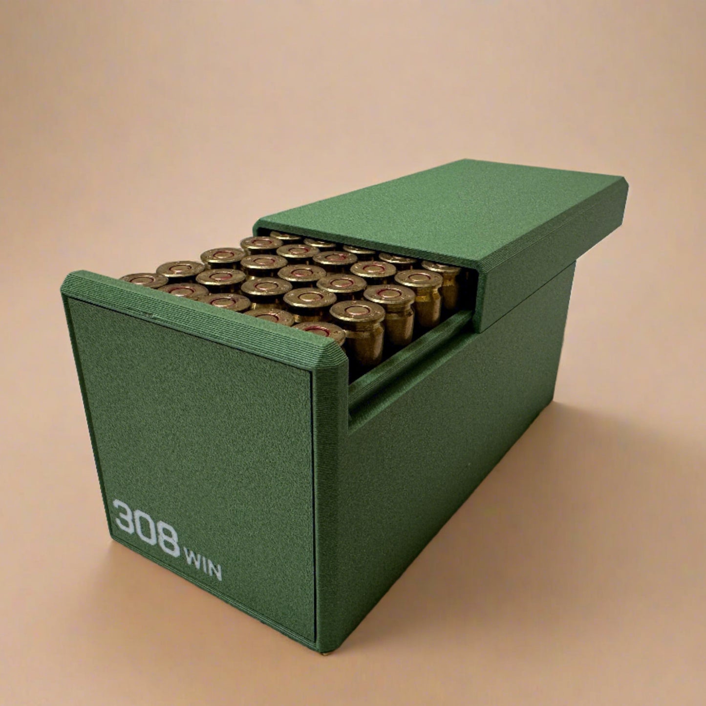 308 Winchester Ammunition Storage Container - Slide Box Style - 50 rounds