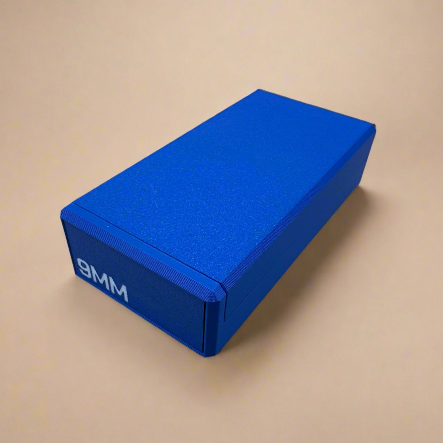 9mm Luger Ammunition Storage Container - Slide Box Style - 50 rounds