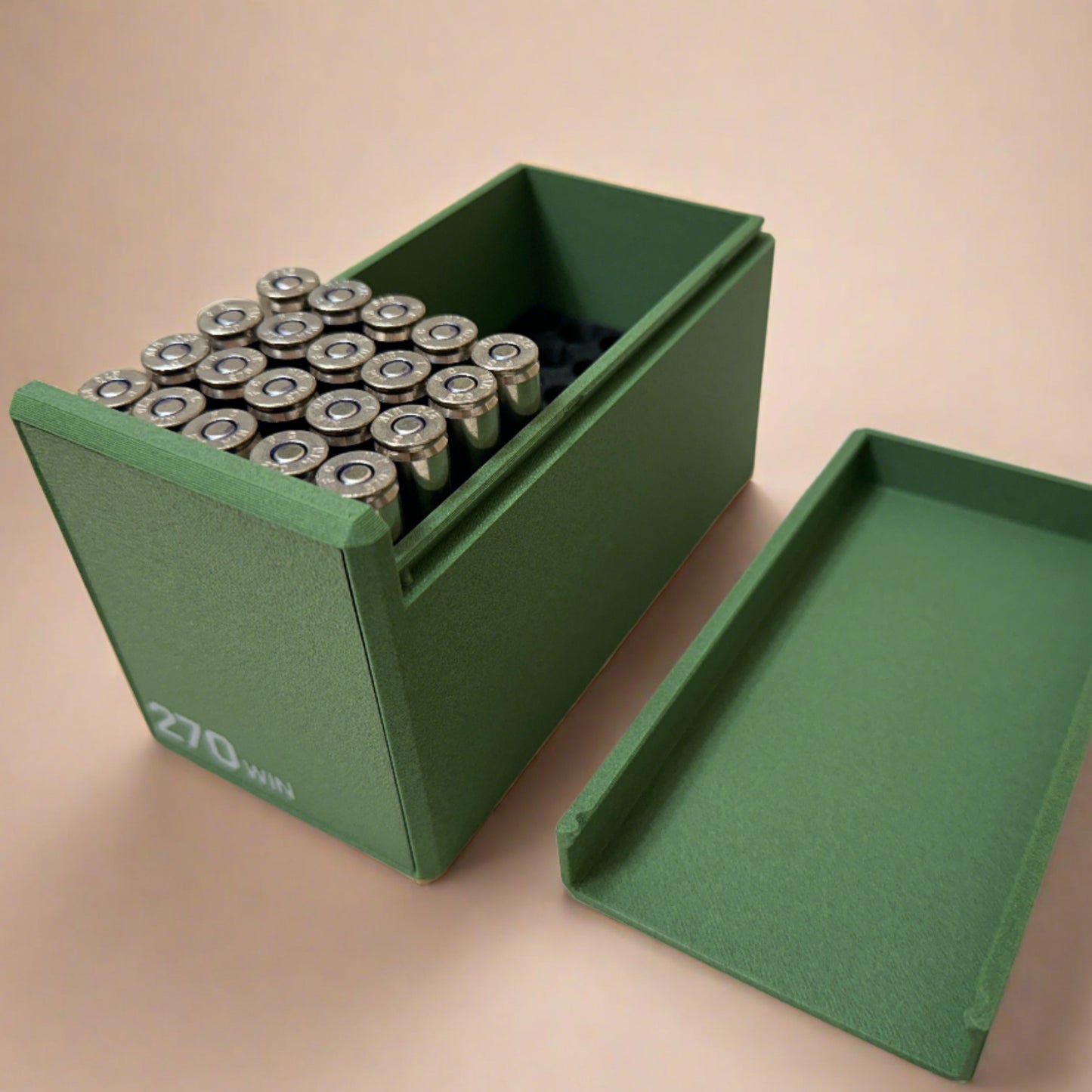 270 Ammunition Storage Container - Slide Box Style - 50 rounds