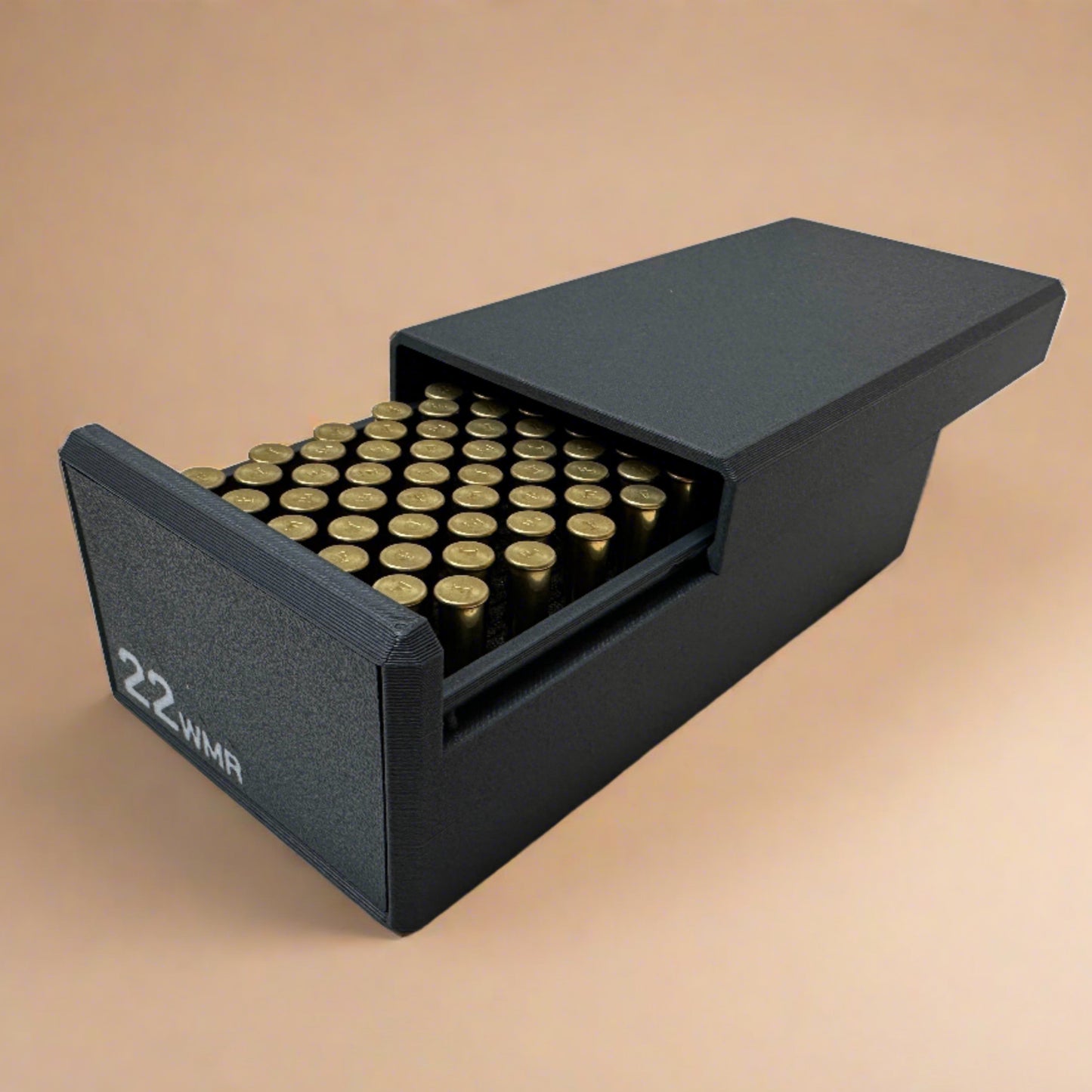 22 WMR Ammunition Storage Container - Slide Box Style - 100 rounds