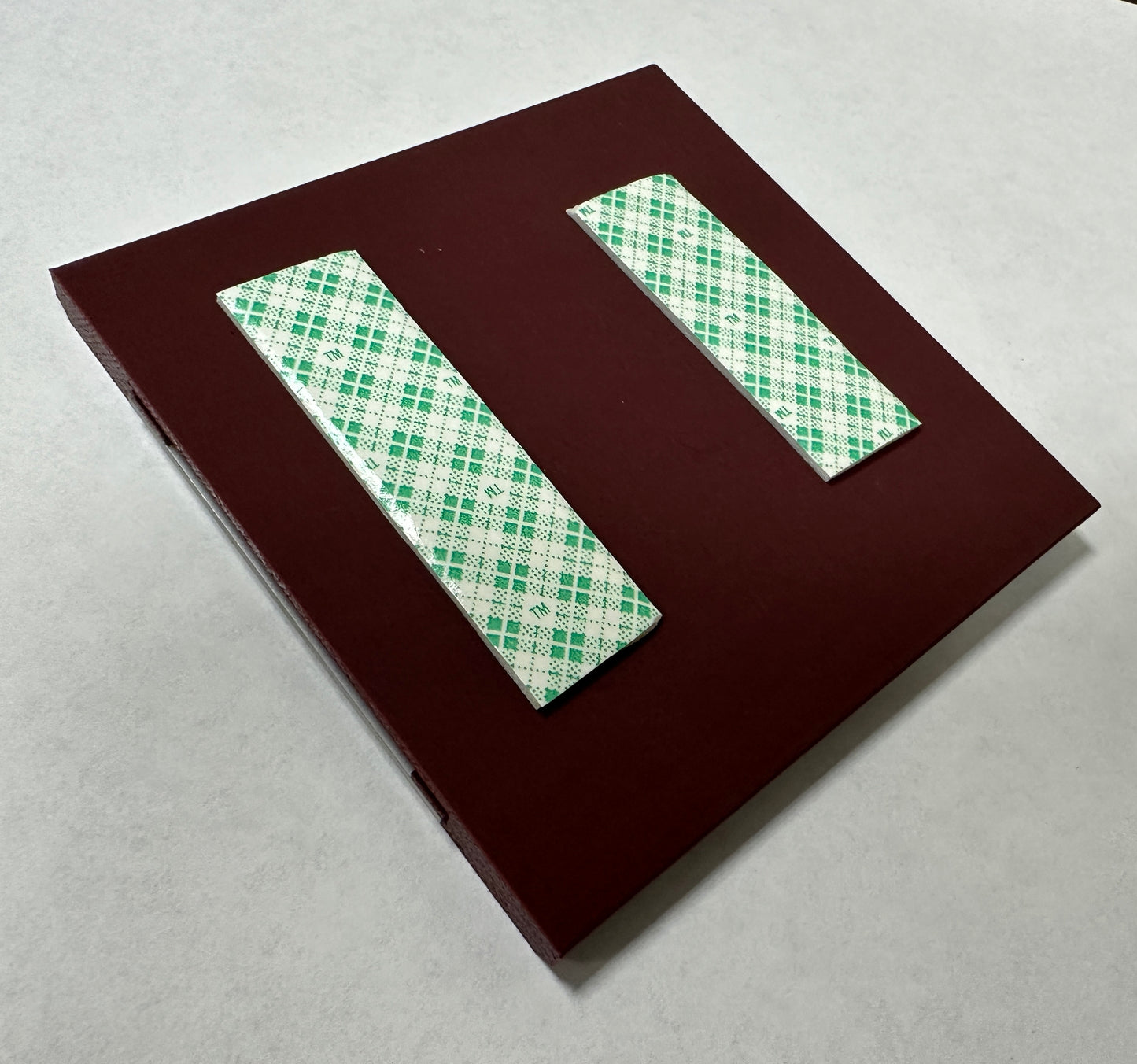 Hargrove Name Plate - Dark Red (Mahogany)