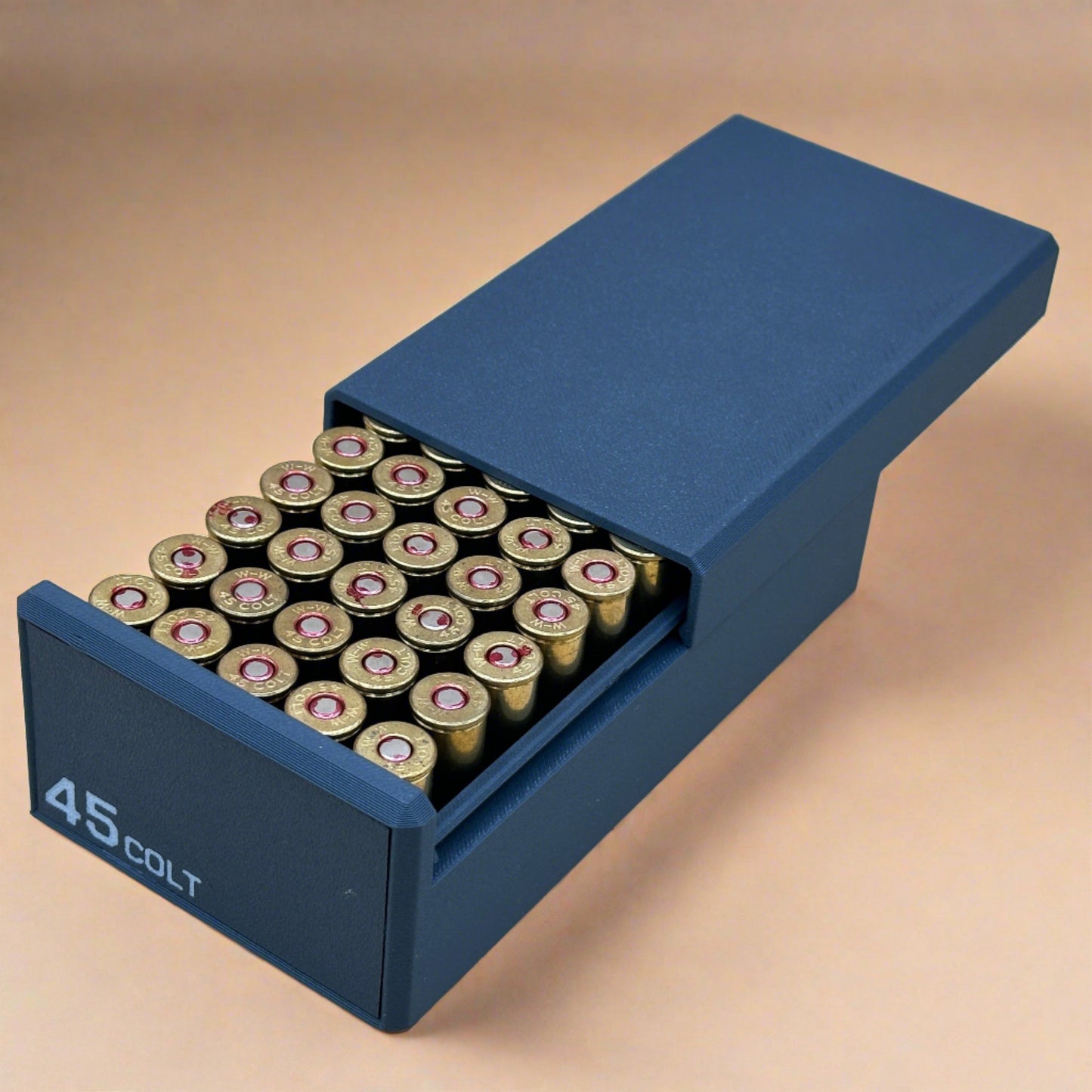 45 Colt Ammunition Storage Container - Slide Box Style - 50 rounds